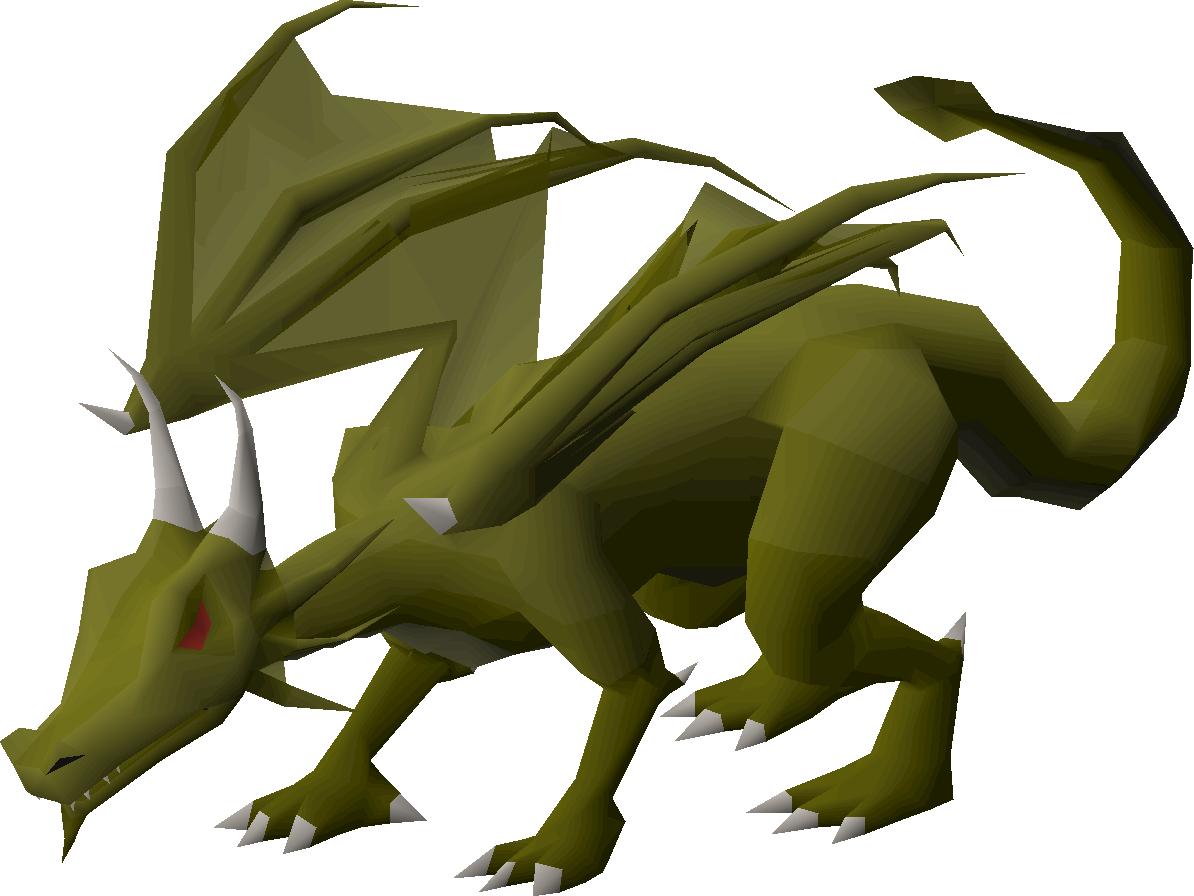 Green Dragons (pics from Old School RuneScape Wiki)